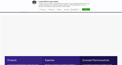 Desktop Screenshot of lucanepharma.com